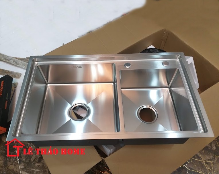 bồn rửa chén inox 2 ngăn