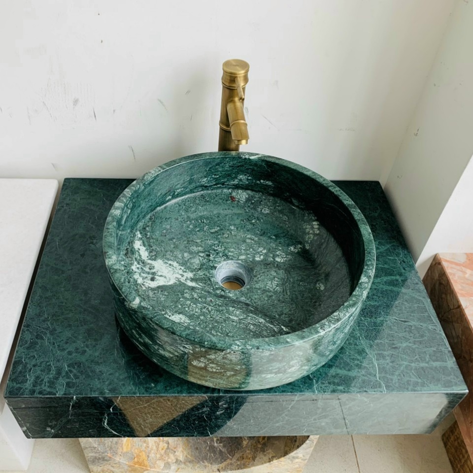 lavabo rửa mặt bàn đá