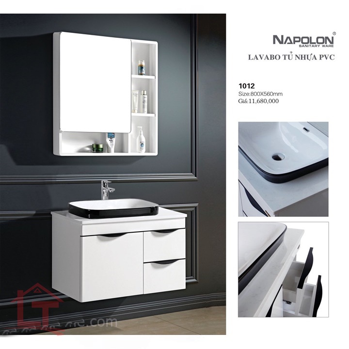 tủ lavabo pvc