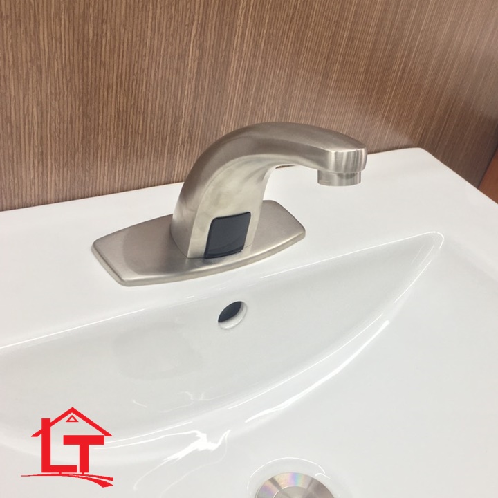 vòi lavabo cảm ứng inox