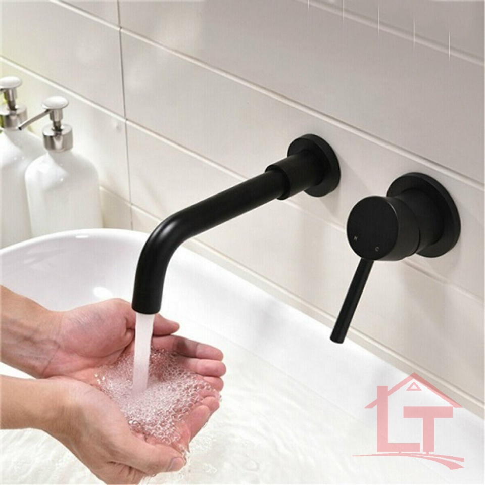 vòi lavbo nóng lạnh âm tường